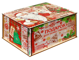 картинка Посылка Лично в руки +  калейдоскоп Смешарики 5х5х13см от магазина ТК ФОКС